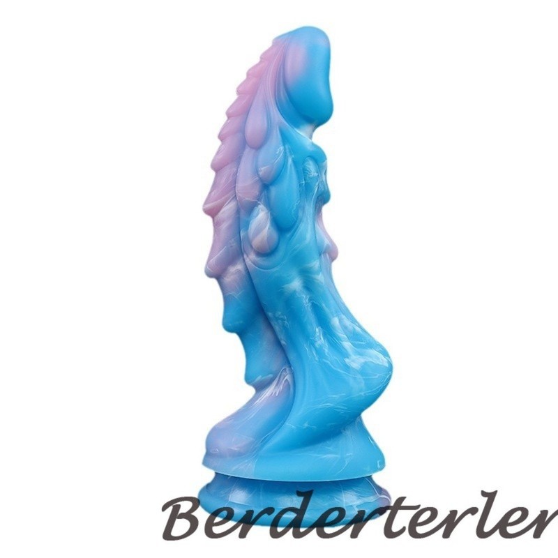 4 Mixed Colors Silicone Dragon Monster Dildo with Suction Anal Butt Plug Sex Toy gallery