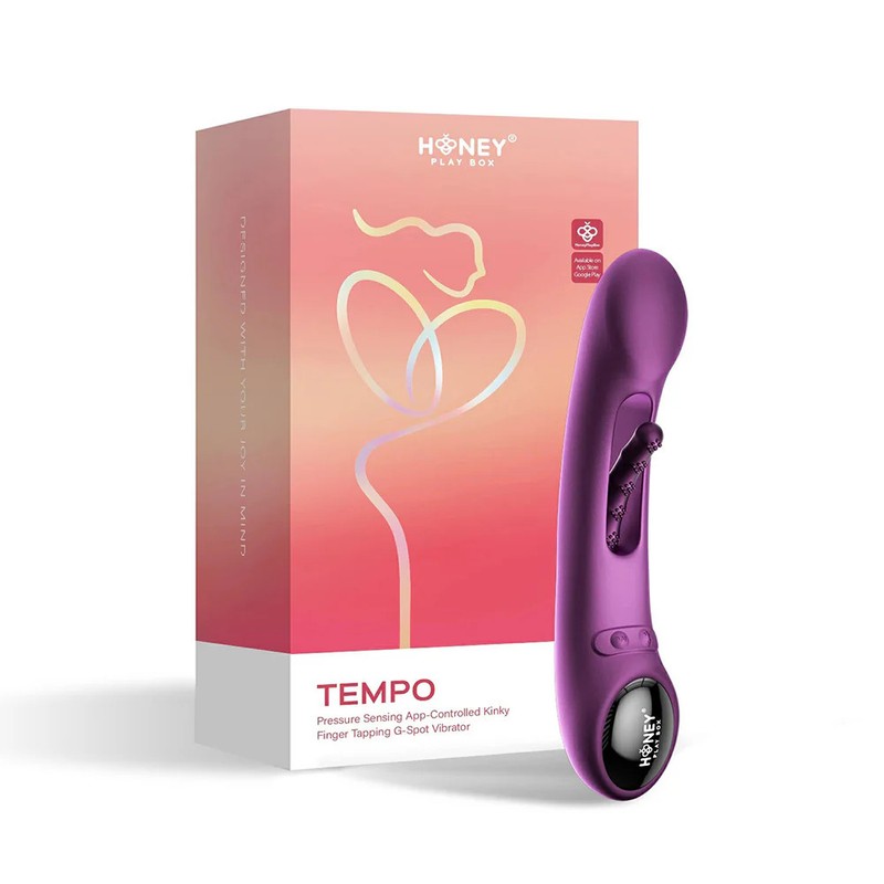 Honey Play Box Tempo Pressure Sensing App-Controlled Tapping G-Spot Vibrator …