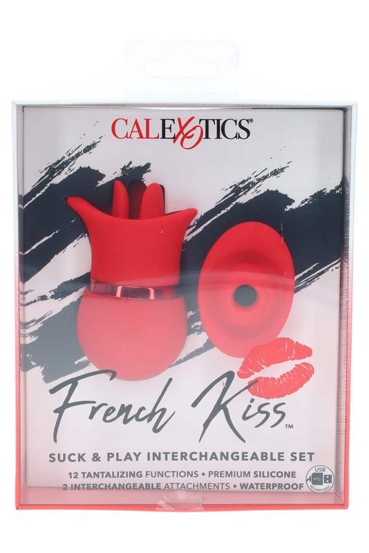 French Kiss Suck & Play Interchangeable Clitoral Stimulator Set