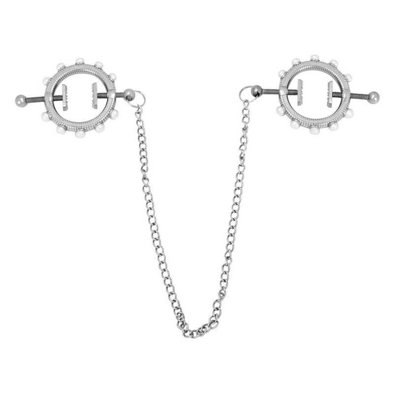 Metal Nipple Clamps Clitoris Clip Bondage Device Restraints Breast Clips Women
