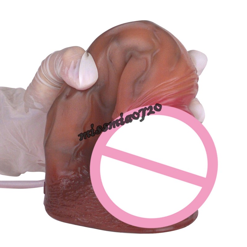 Large Ejaculation Dildo Realistic Squirting Penis With Suction Cup Soft Silicone gallery
