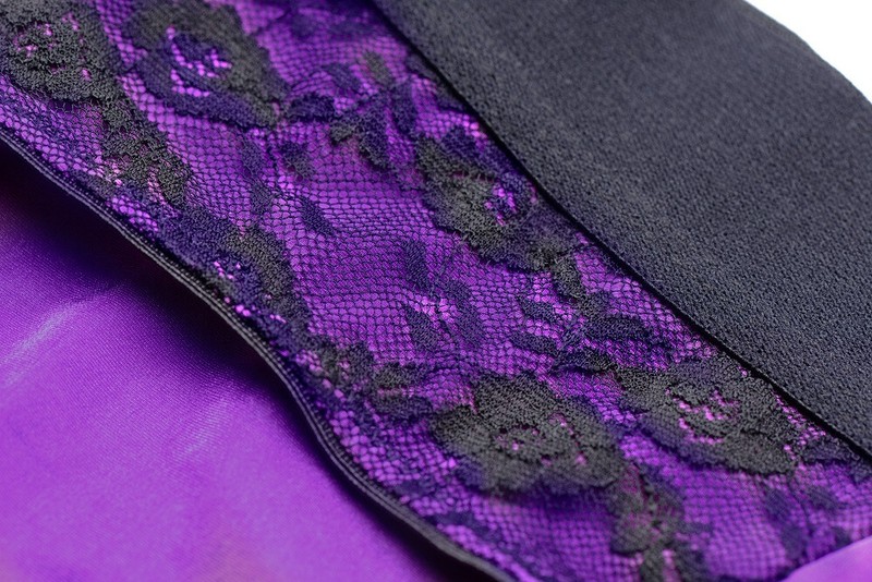 Comfortable Lace Crotchless Panty Harness Strap-on Pegging Sex Toy with O-ring gallery