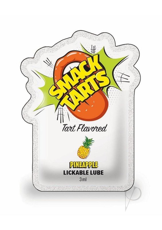 SMACK Tarts Lickable Lube 3ML Pouch (Case of 48) – Sour Pineapple