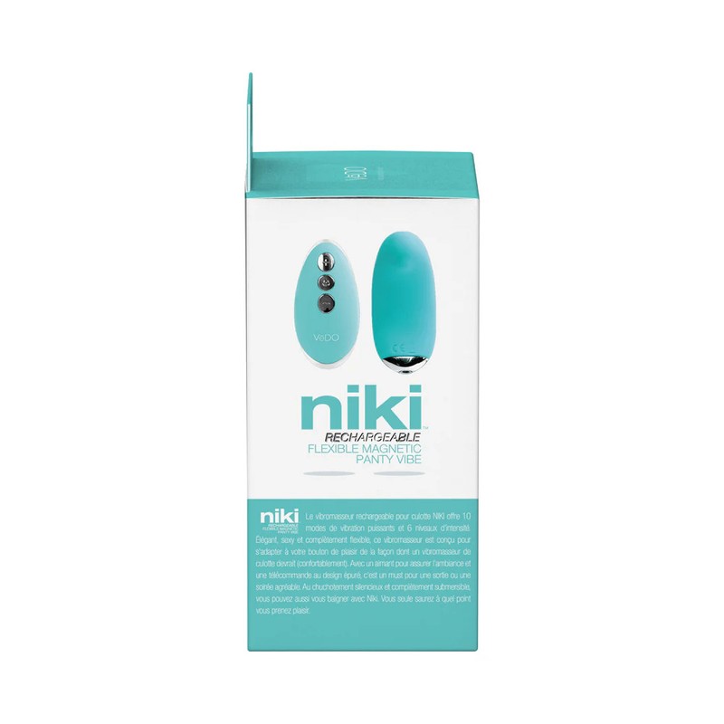 VeDO Niki Rechargeable Panty Vibe Tease Me Turquoise gallery