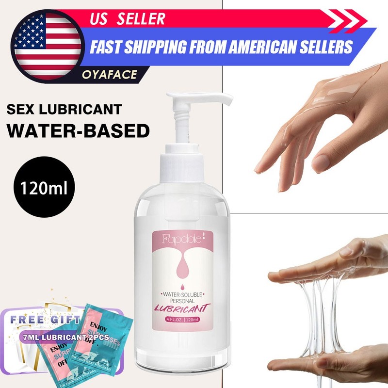 FAPDALE Water Based Personal Lubricant Sex Lube+Pump Head for Men Women & Couple