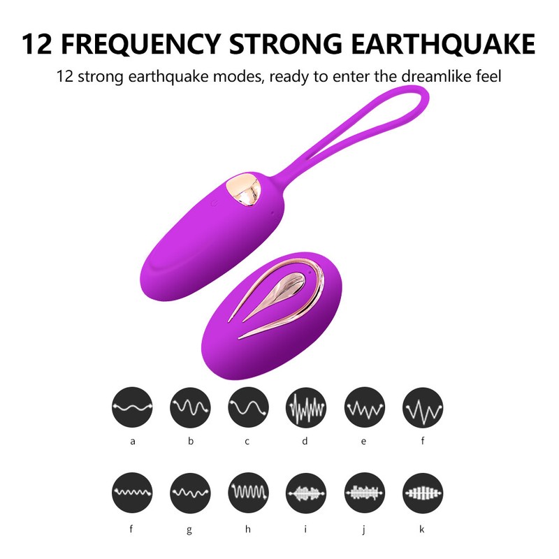 Vibrating Egg Remote Control Wireless G Spot Vibe Clitoris Massager USB Charging