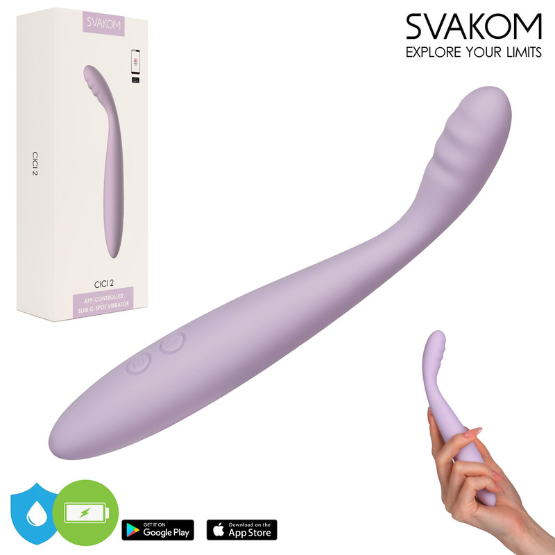 Cici 2 Svakom Soft Silicone Flexible Ergonomic Vibrator Waterproof