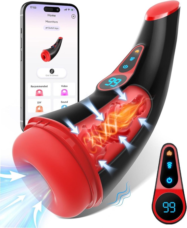 Male Masturbaters Automatic HandsFree Telescopic Sucking Cup Stroker Men Sex Toy