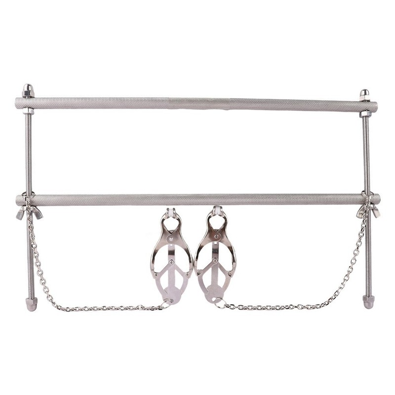 Weighted Metal Nipple Clamps Adjustable Screw Tension BDSM Sex Toys for Adult