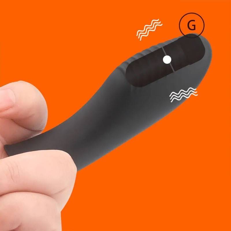 Silicone Vibrating Finger Massager Sleeve Clitoral G-spot Vibrator gallery