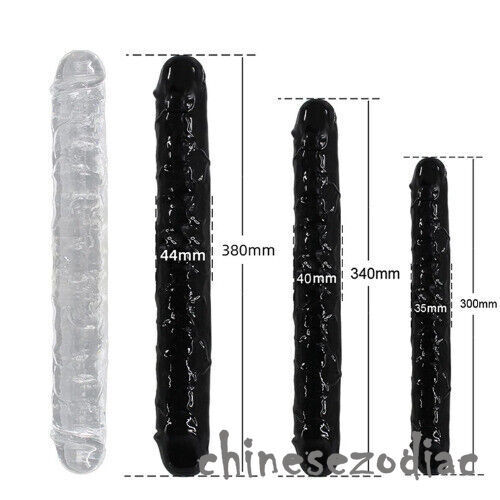 380mm Long Double Dildo Penis Double End Dildos Anal Plug Big Penis Masturbator