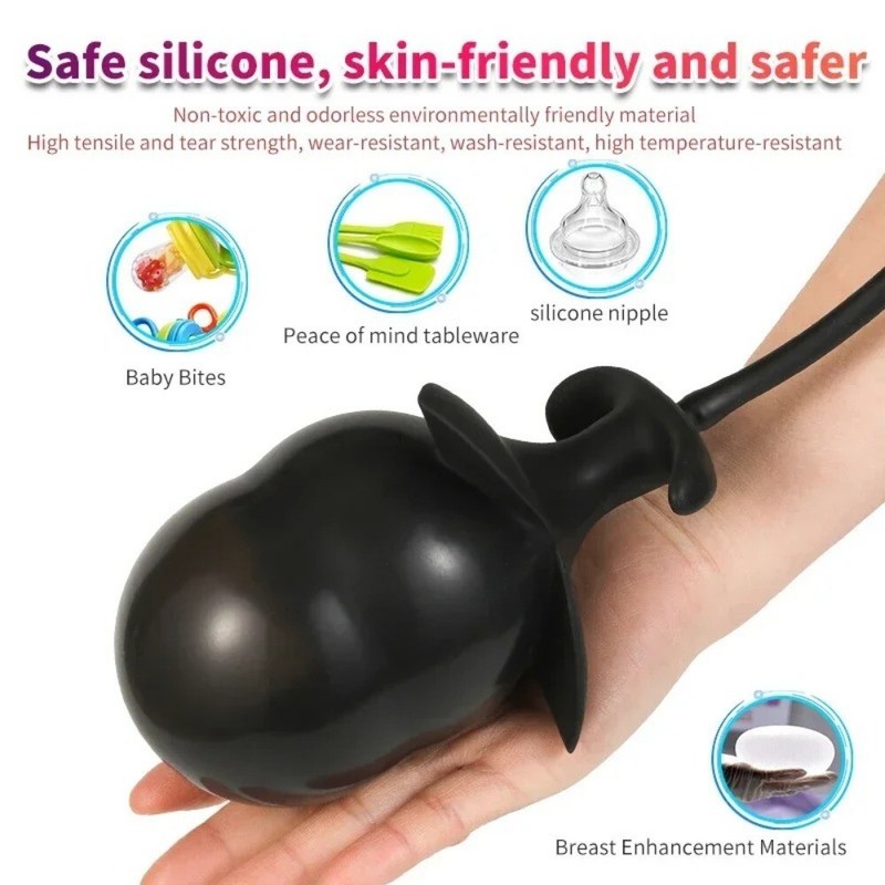 Inflatable Dildo Anal Beads Butt Plug Prostate Massager Masturbator Stimulator gallery