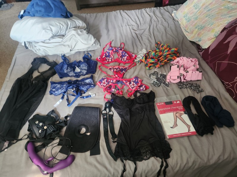 Assorted lot of Lingerie & Accessories with bonus toy