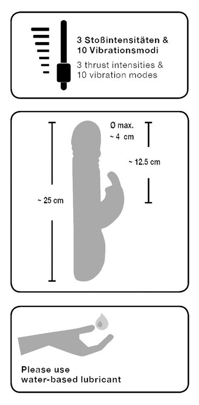 Sweet Smile Vibrator Movement Push Penetration Rabbit Vibe Push Vibrator gallery