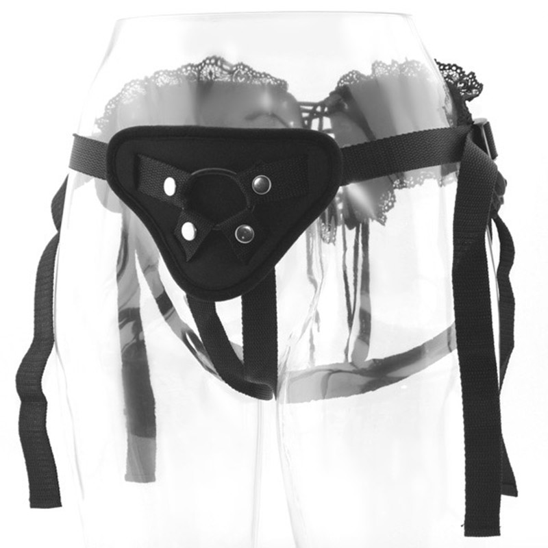 Adjustable Corset Style Penis Strapon Harness Lace for Strap On Dildo Lesbian_To gallery