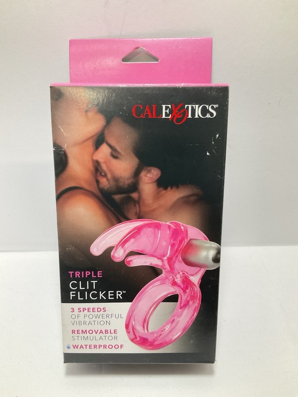 Triple Clit Flicker Vibrating Cock Ring