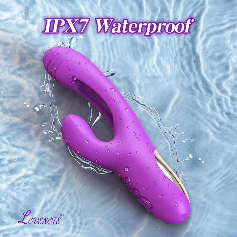 Flapping Rabbit Vibrator Tapping G-Spot Massager Dildo Sex Toys For Women gallery