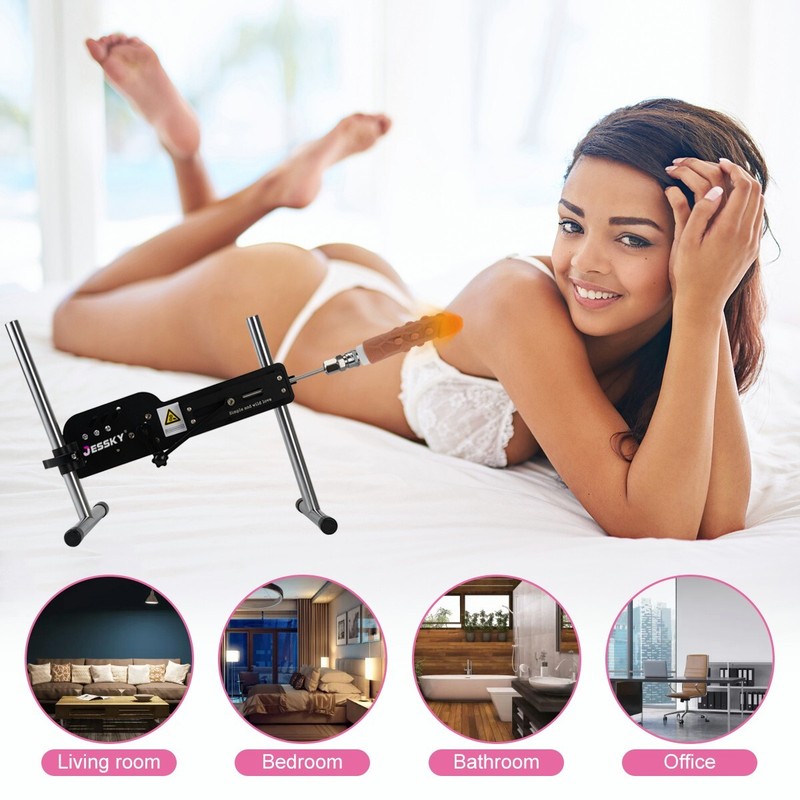 New Jessky Premium Sex Machine Wireless Remote Control Love machine w Big dildo gallery