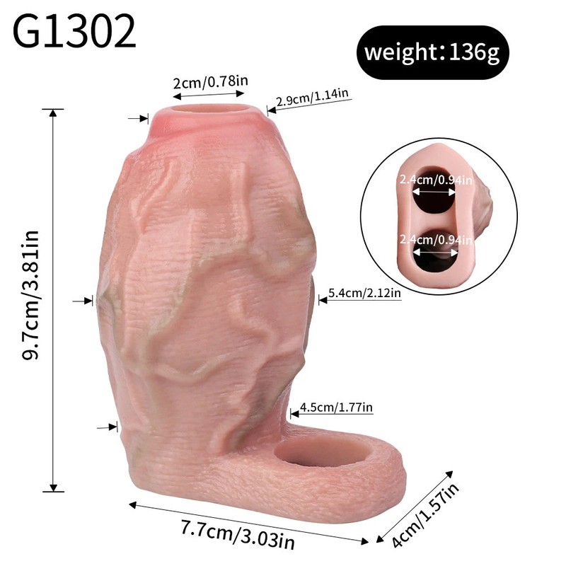 Lot Types Silicone Open-ended Skin Feeling Male Cock Sheath Enlargement Sex Toys