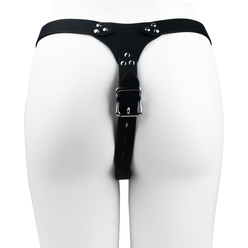 FRRK Chastity Cage Device With Lock Curve Ring 45mm 50mm SM For Man gallery