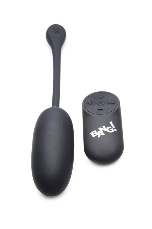 Remote Control 28X Silicone Plush Egg - Black gallery