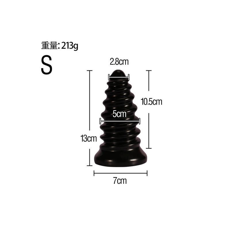 Huge Thread Anal Plug Big Ass Butt Plug Masturbation Sex Toy Anal Dilation Dildo