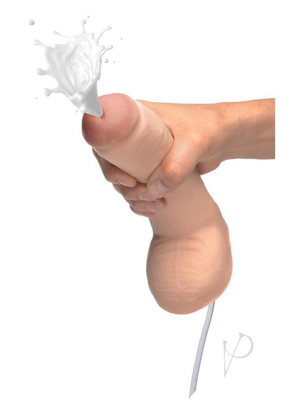 Loadz Dual Density Squirting Dildo - 10in - Vanilla gallery