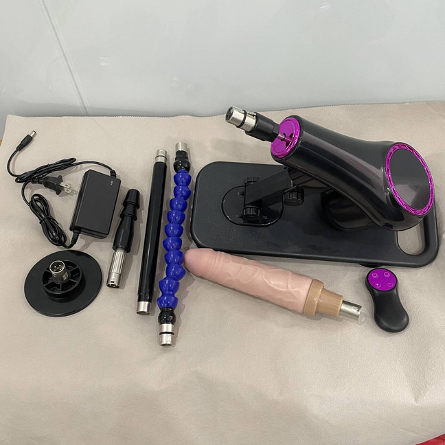 Electric Thrusting Automatic Sex Machine Masturbator 3XLR Attachment Adult Toys gallery