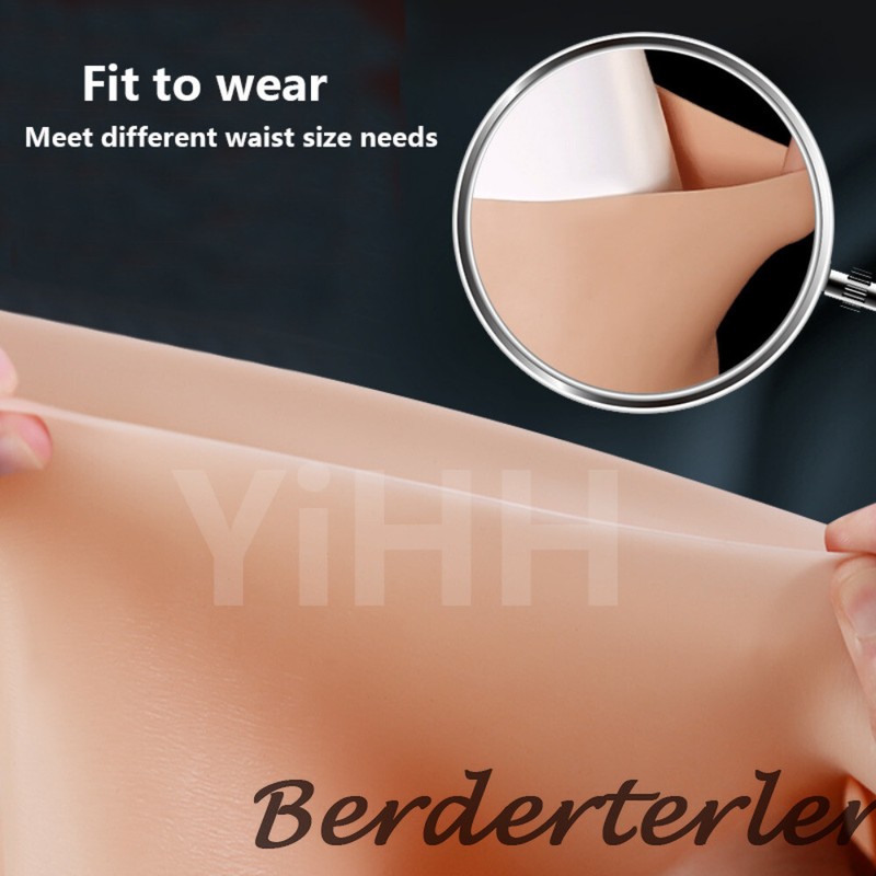 Wearable Dildo Realistic Hollow Penis Underpants Pants Silicone Sex Toy Couples gallery