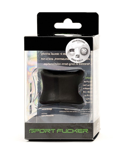Sport F*cker Ergo Balls 30mm Silicone Ball Stretcher Ring – Black