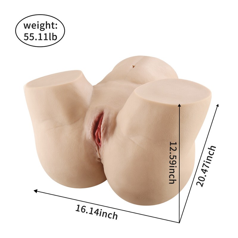 Life Size Sex D0LL Round Fat Butt Love Toy Masturbator Pussy Vagina Ass for Men
