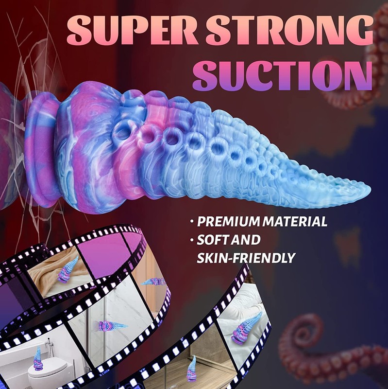 HUGE Tentacle Realistic Dildo Hands-Free Suction Cup Anal Dong Sex Toy for Women gallery
