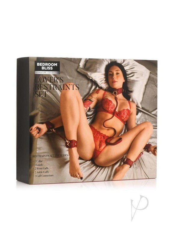 Bedroom Bliss Lover&rsquo;s Restraints Set – Red