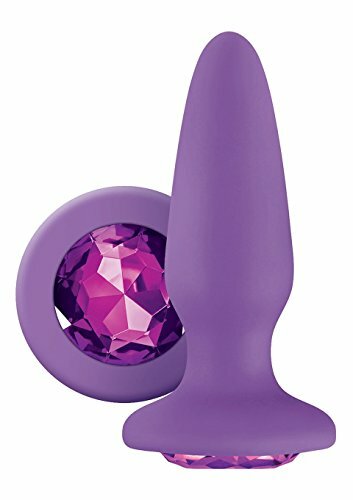 Glams Silicone Anal Plug Purple Gem gallery