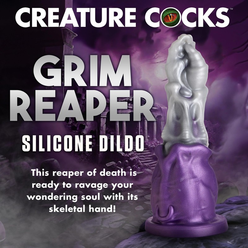 CREATURE COCKS Grim Reaper Silicone Dildo for Men, Women, & Couples. Fantasy gallery