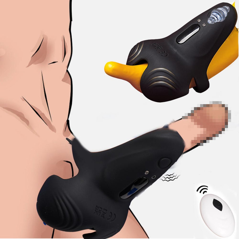 10 Modes Vibrator Penis Remote Control Cock Ring Prostate Massager Sex Toy BDSM gallery