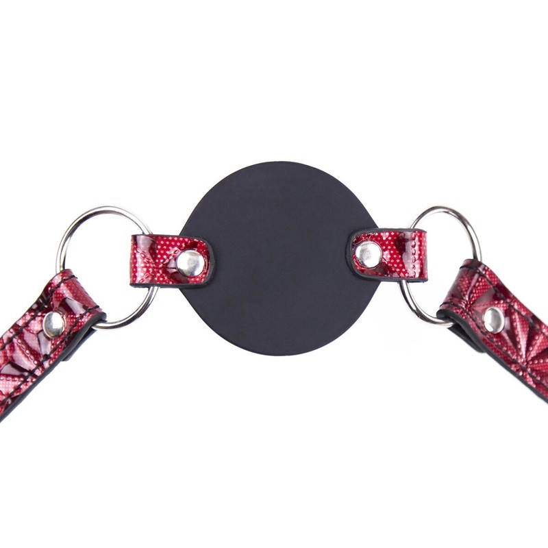 Silicone Dildo Open Mouth Gag Harness Penis Oral Stuffer Restraint Slave Sex Toy gallery