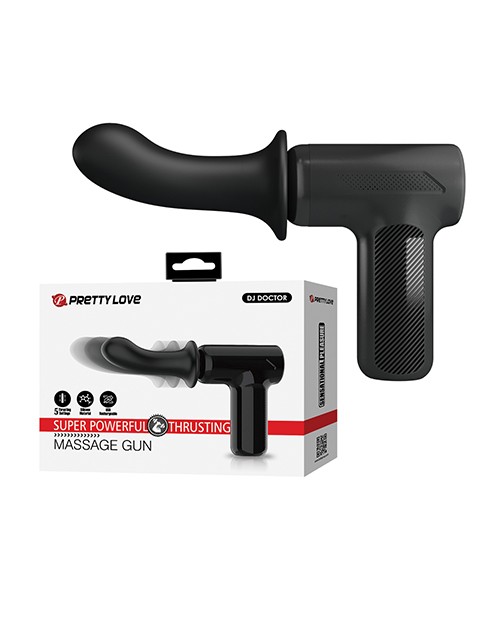 Pretty Love DJ Doctor Thrusting Gun Massager, Rechargeable with 5 Settings