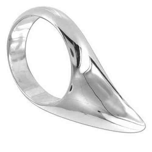 Metal Hard – 45MM Drop Shaped Steel Phallic Ring