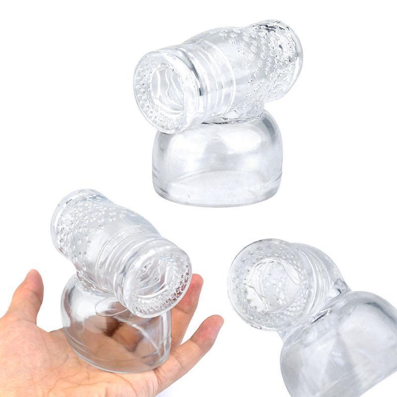 Wand Essentials Masturbator Male Vibrating Massager Head Cap Attachment Tools gallery