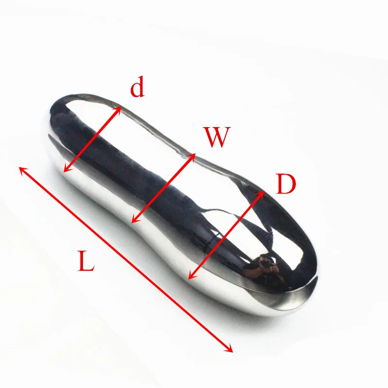 7 Sizes Stainless Steel Anal Plug Double Heads Anus Dilator Butt Plug Anal Dildo gallery
