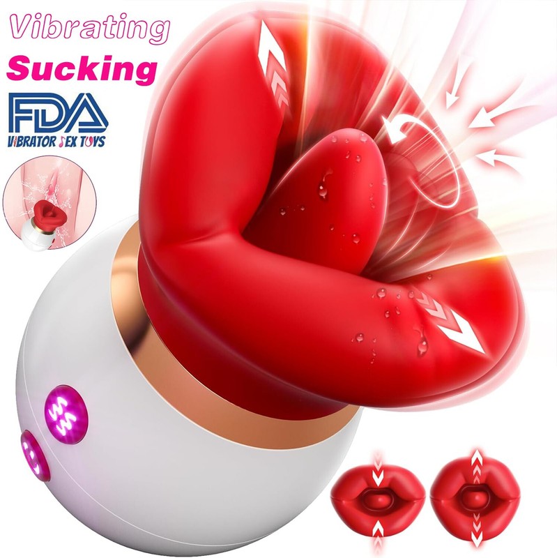 Sucking Vibrator Oral Clit Licking Tongue Clitoral Massager For Women – Sex Toys