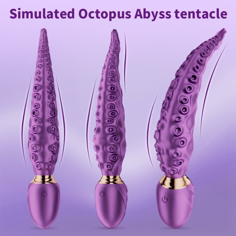 Octopus Tentacle Vibrator Dual Motors for Clitoral Vagina Anal Nipples Massager gallery