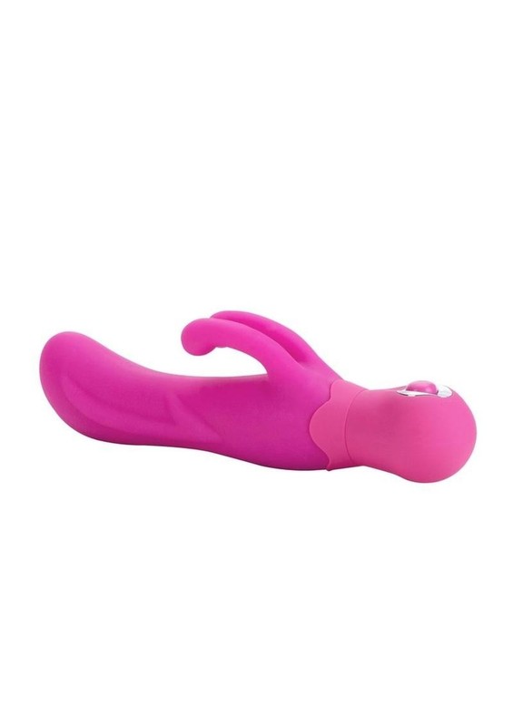 Double Dancer Silicone Rabbit Vibrator - Pink gallery