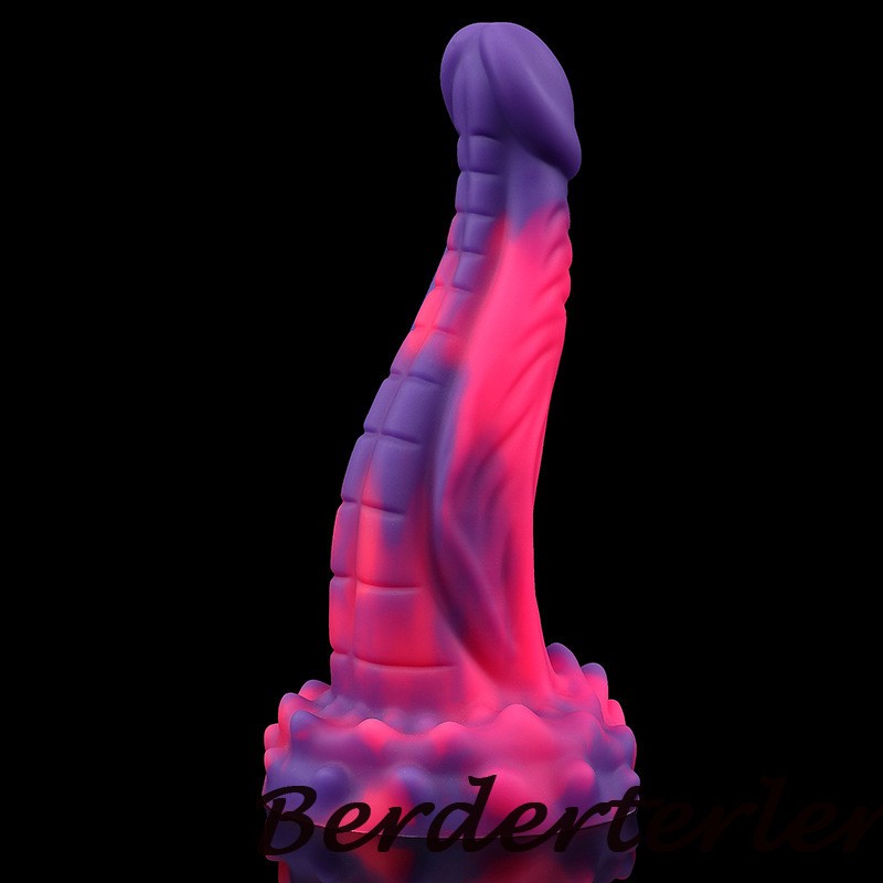 4 Mixed Colors Cobra Silicone Monster Dildo with Suction Anal Butt Plug Sex Toys gallery