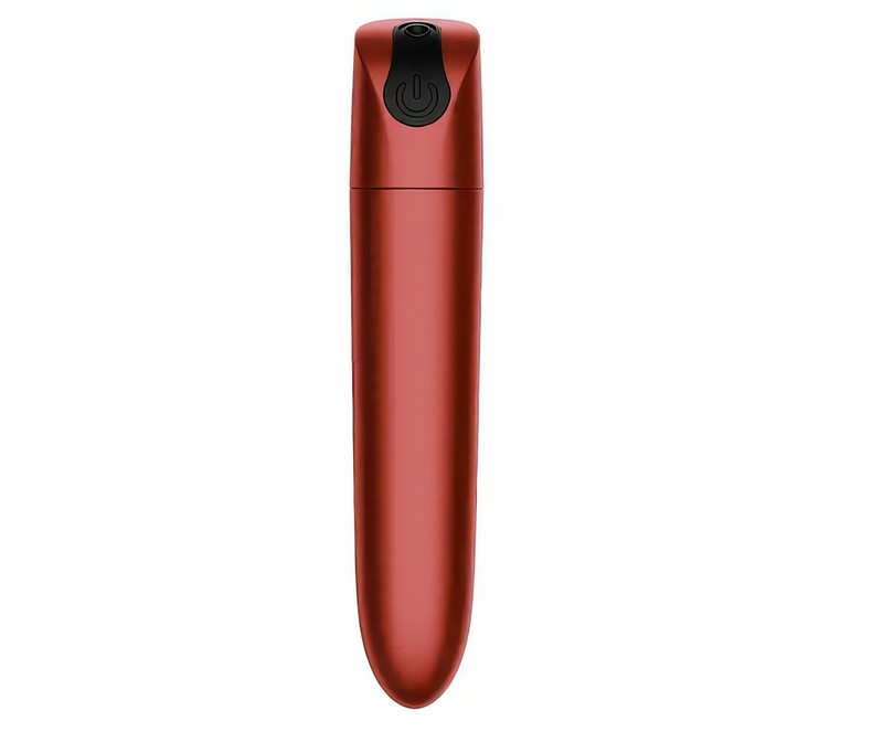 Sleek Bullet Vibrator, One Button, 10 modes, USB Mag Charging, 92mm gallery