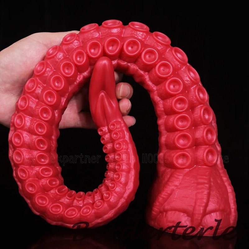 Super Long Silicone Butt Plug Anus Expand Dildo Tentacle Anal Plug Adult Unisex gallery