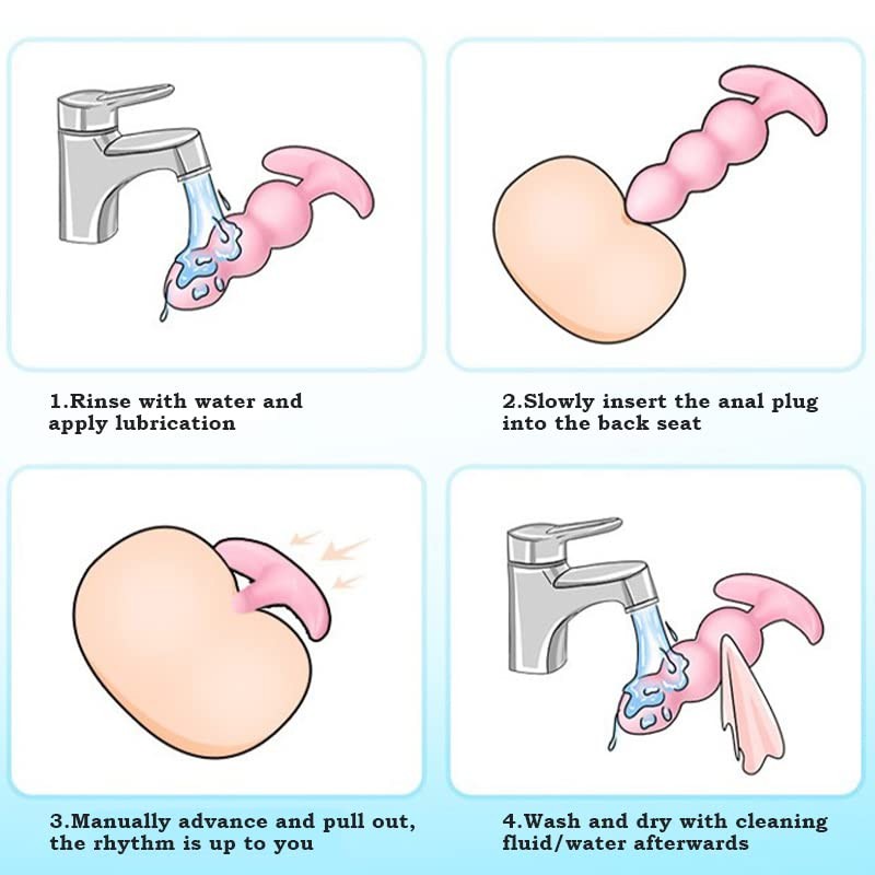 3Pcs Anal Butt Plug for Beginner Anal Training Kit Anal Toys for Men Differen... gallery