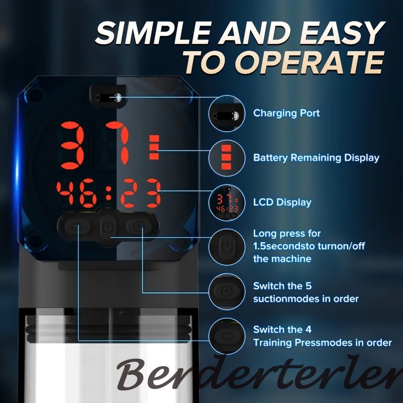 Automatic with 5 Suction Modes 6 Training Modes & Suction Power Masturbation cup gallery