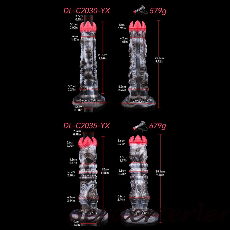 Monster Anal Plug Alien Ovipositor Inflatable & Manual Laying Hollow Dildo Toy gallery
